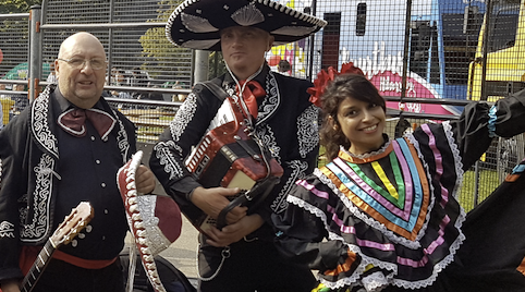 Mexico dansers en danseressen