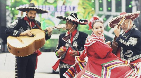 Traditionele Azteekse dansshows