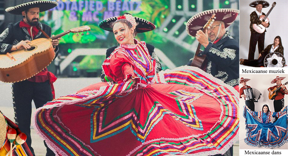 Dansen uit de verschillende streken uit Mexico