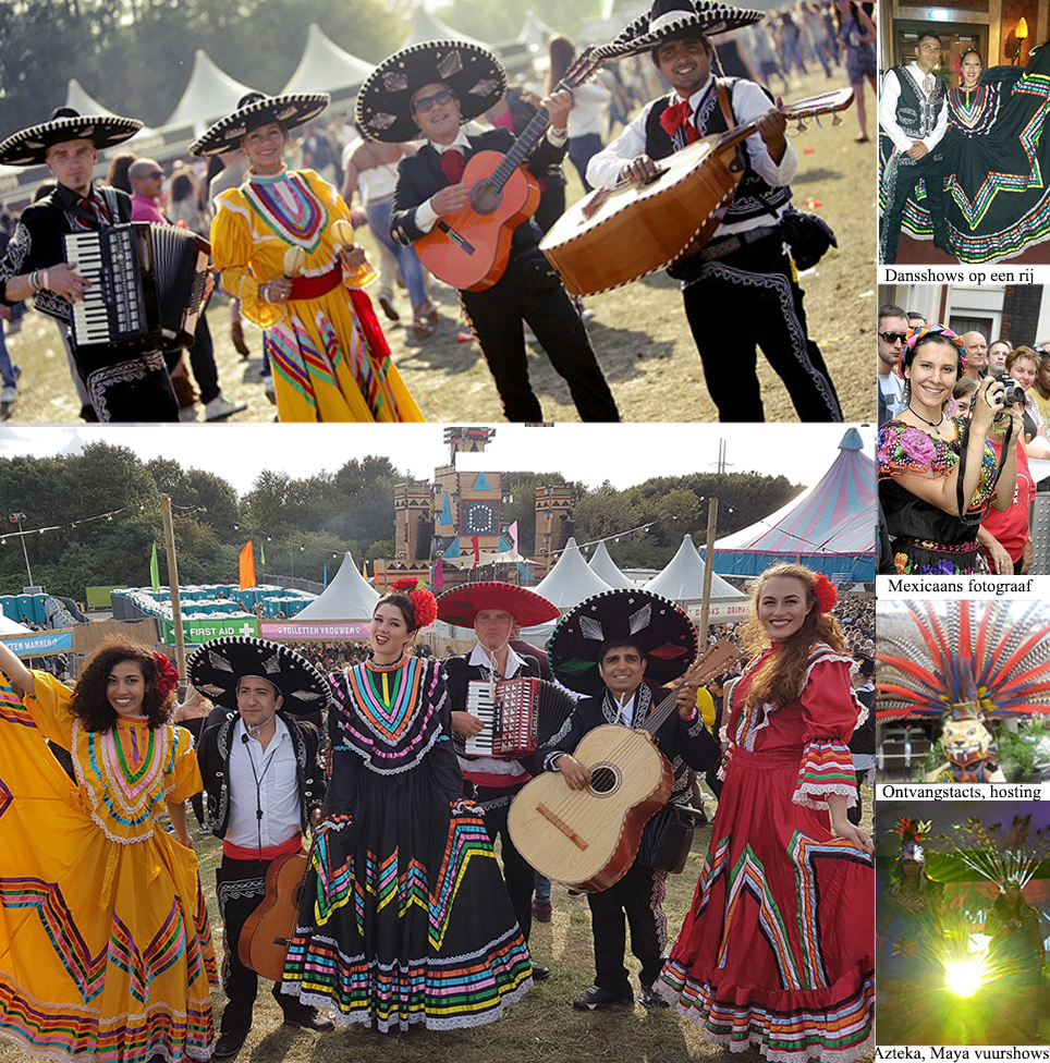 Traditionele Azteekse dansshows